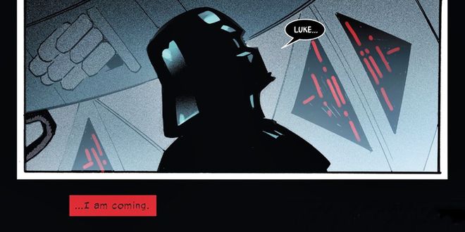 Darth Vader muda seu propósito para a busca de seu filho em um momento delicado (Imagem: Reprodução/Marvel Comics)