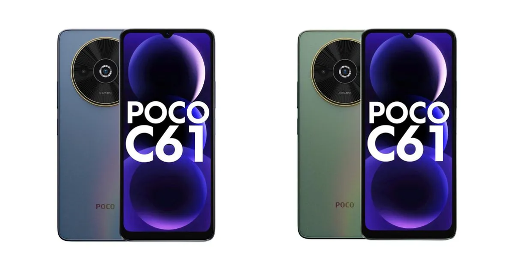 Poco C61 chega com tela de 90 Hz e 128 GB por preço equivalente a