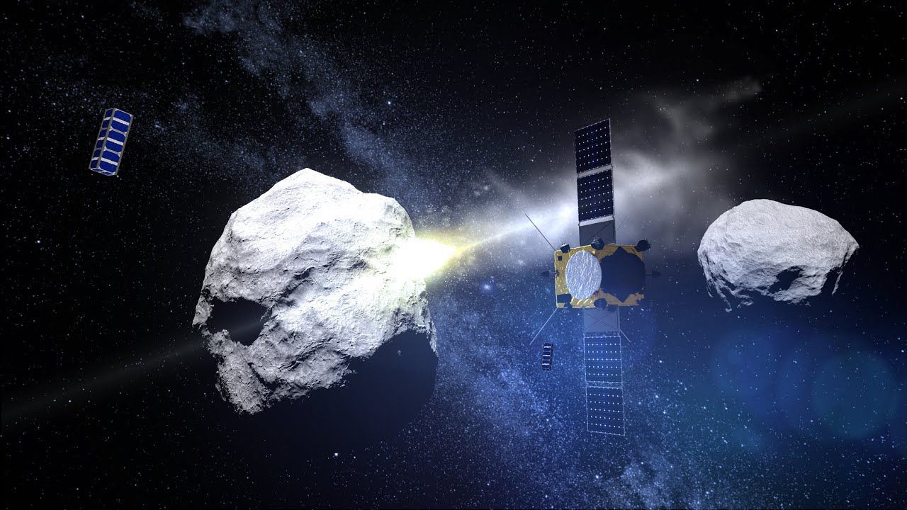 NASA registra imagens do impacto no asteroide