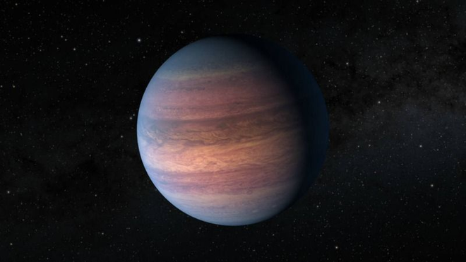 Representação artística do exoplaneta (Imagem: Reprodução/NASA/JPL-Caltech/R. Hurt)