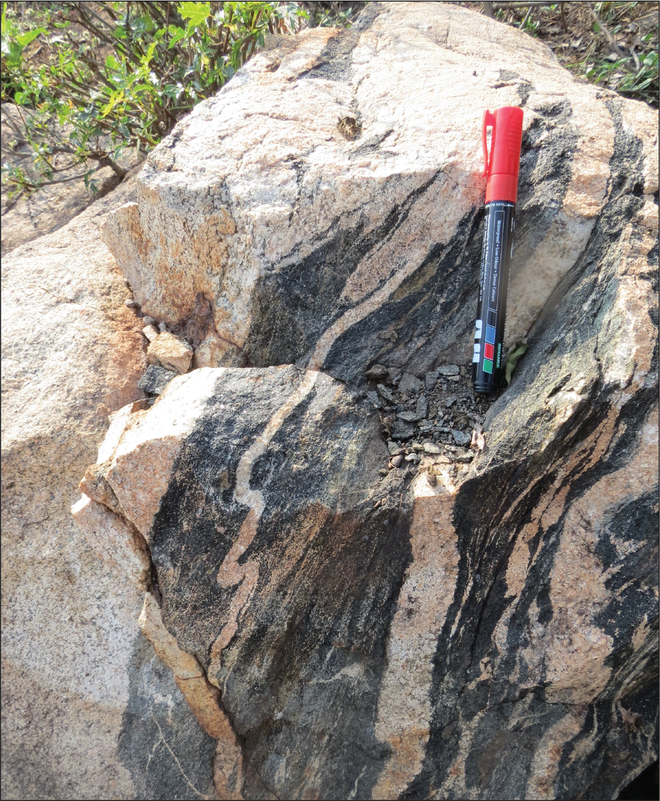 O arenito também é conhecido como uma das rochas menos densas e, portanto, mais flutuantes (Imagem: Reprodução/Priyadarshi Chowdhury et al./Monash University)