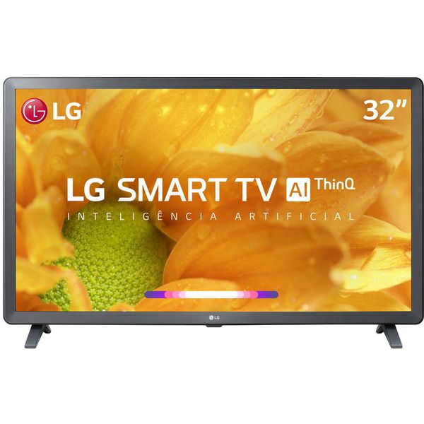 Smart TV Led 32'' LG 32LM625 HD Thinq AI Conversor Digital Integrado 3 HDMI 2 USB Wi-Fi nas Lojas Americanas.com