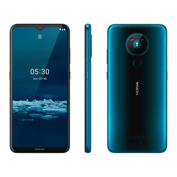 Smartphone Nokia 5.3 128GB Verde 4G Octa-Core - 4GB RAM 6,55' ; Câm. Quádrupla + Selfie 8MP