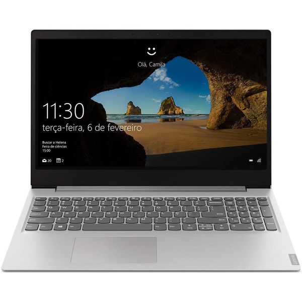 Notebook Lenovo Ultrafino Ideapad S145, Intel Celeron N4000, 4GB, HD 500GB, Linux, 15.6´, Prata - 81WTS00000 [BOLETO]
