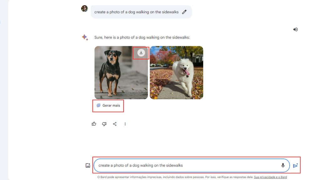 Como fazer imagens com IA no Bard