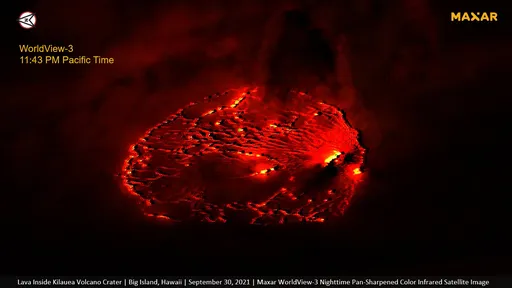Vulcão havaiano Kīlauea continua expelindo muita lava e gases tóxicos