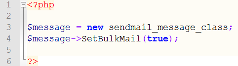 Código de envio de e-mail em massa usando PHP