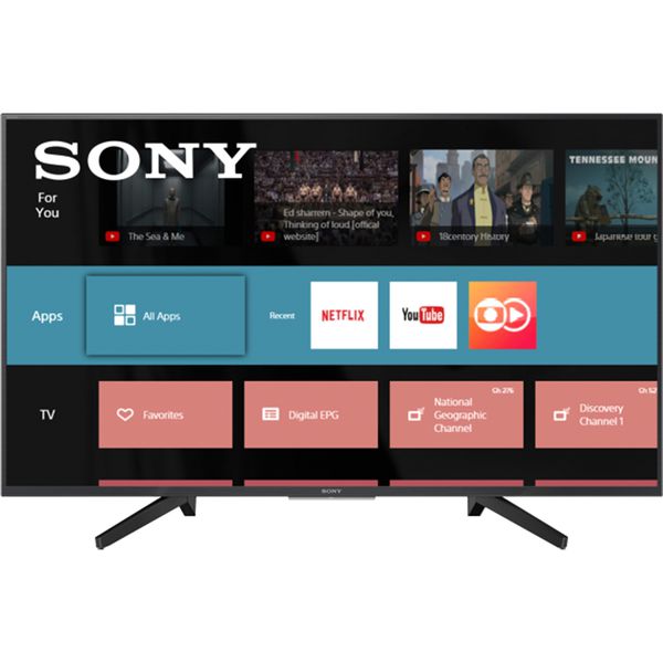 Smart TV LED 55" Sony KD-55X705F Ultra HD 4K com Conversor Digital 2 HDMI 3 USB Wi-Fi 60Hz - Preta [NO BOLETO]