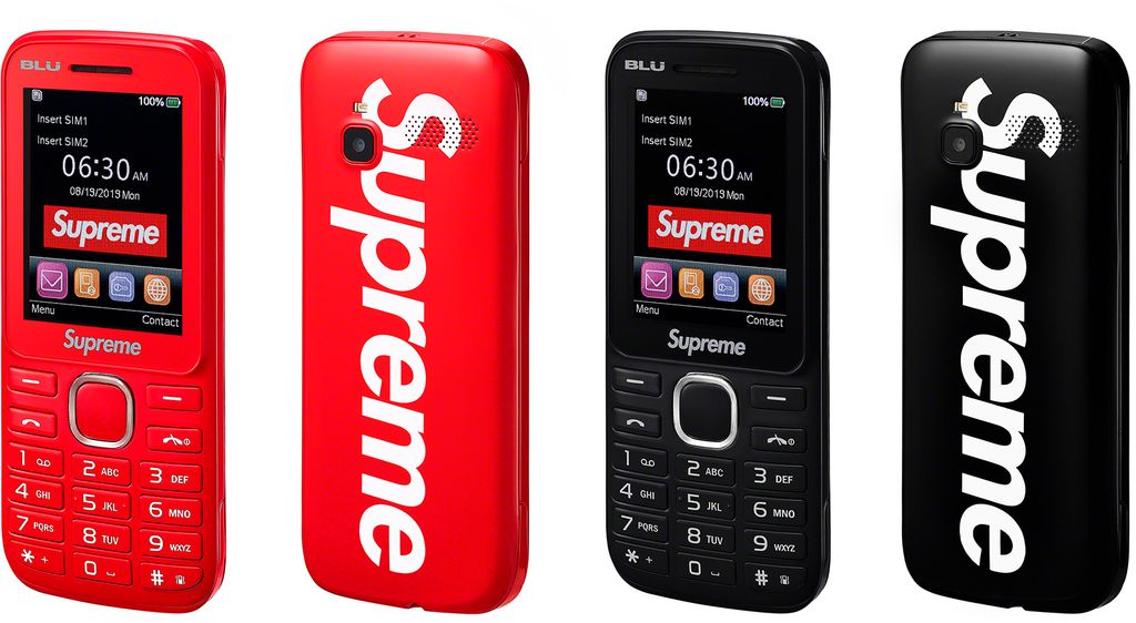 Grife Supreme lança feature phone com câmera e 128 MB de armazenamento