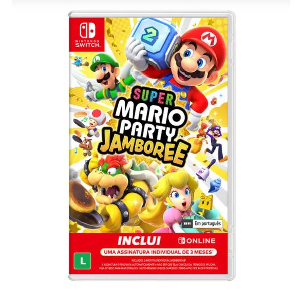 Jogo Super Mario Party Jamboree, Nintendo Switch | EXCLUSIVO AMAZON PRIME