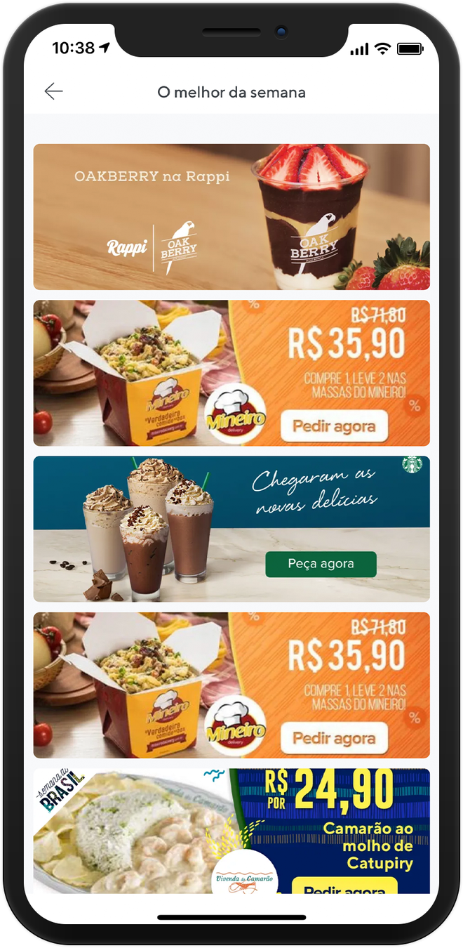 Um montão de promoções diariamente