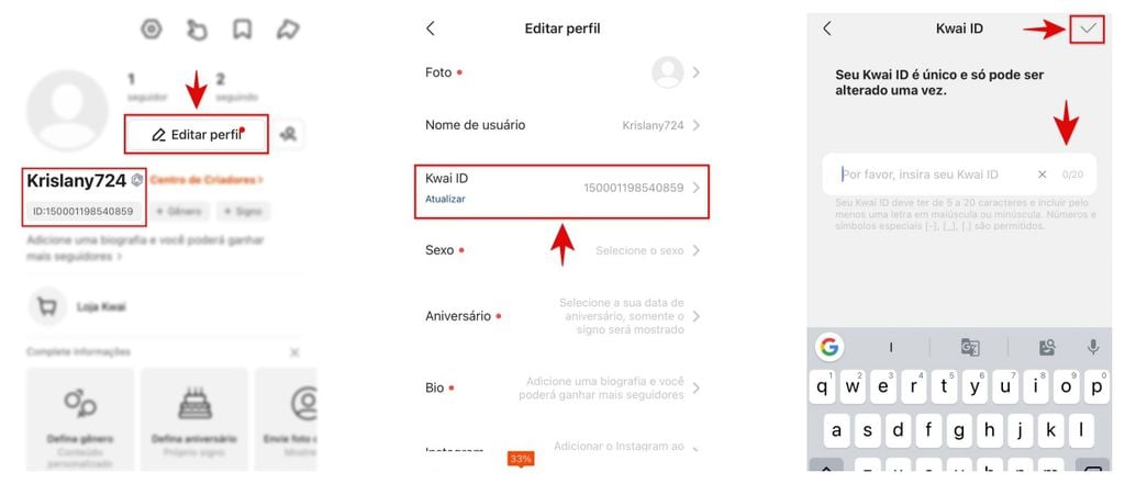 Como colocar o código de convite no Kwai - Canaltech