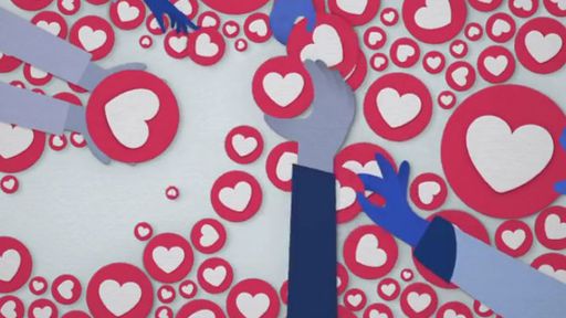 Chuva de corações alegra o Facebook nesta quarta-feira (21)