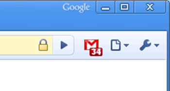 O Gmail Checker adiciona este pequeno item na barra de ferramentas do Chrome e avisa sempre que um novo e-mail chegar à sua caixa de entrada