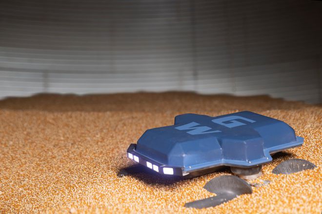 Robô pode "escapar" de soterramentos acidentais (Imagem: Reprodução/Grain Weevil)