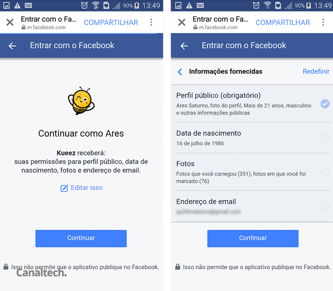 Apps com testes virais no Facebook escondem ameaças, podendo causar danos