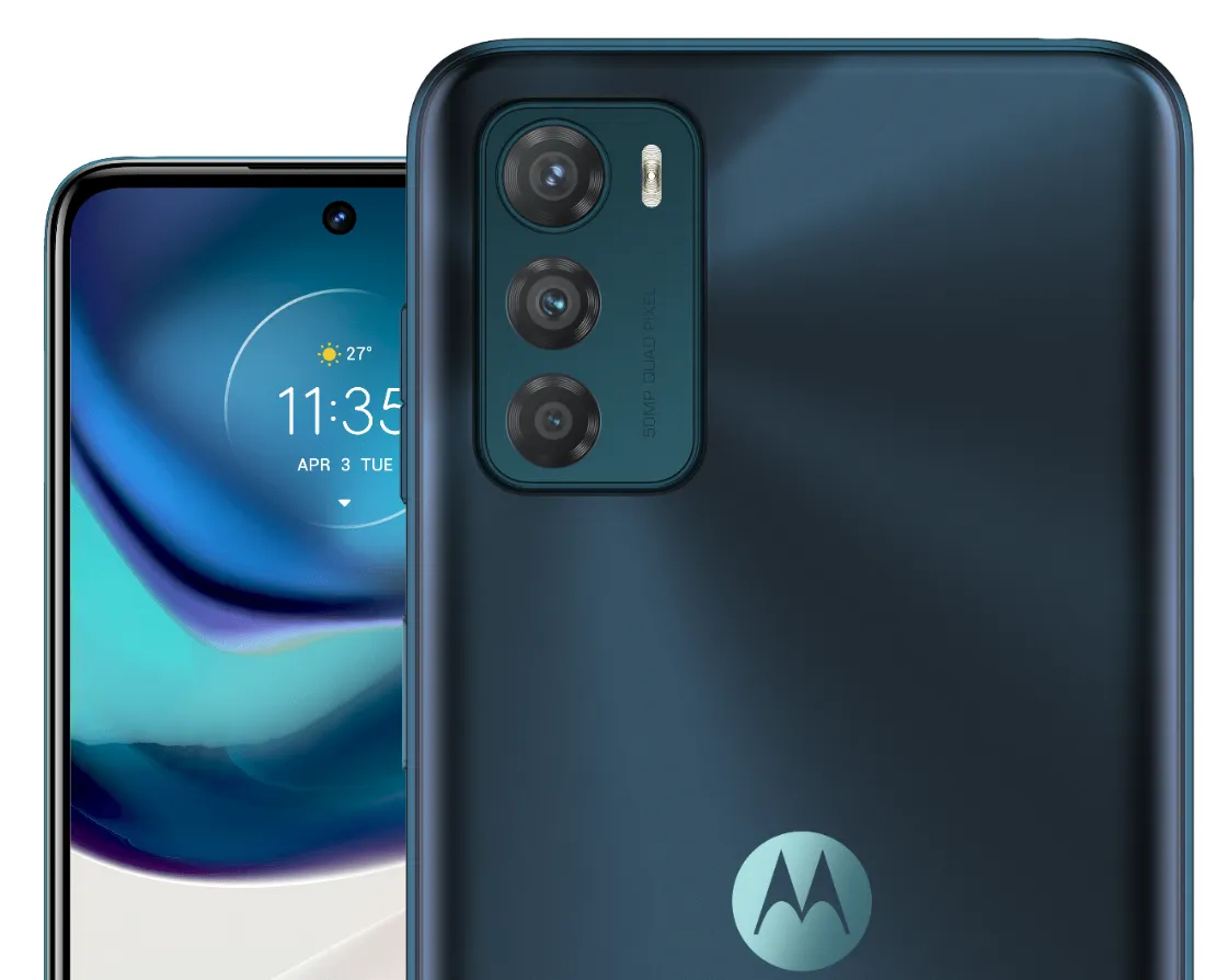 Motorola lança Moto G42 no Brasil nas cores Azul (acima) e Rosé (Imagem: Reprodução/Motorola)