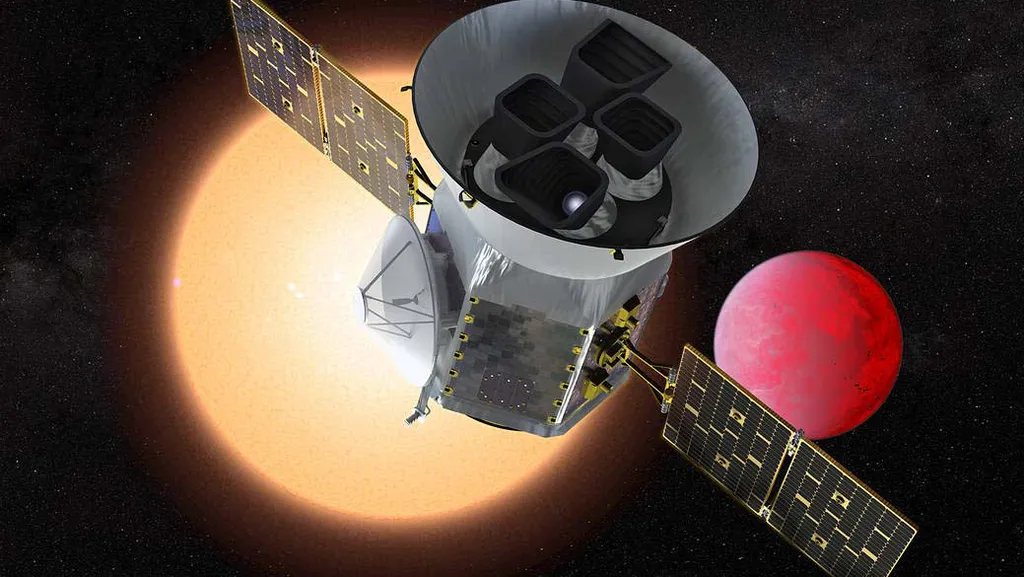 Lançado em 2018, o TESS já chegou à marca de 5 mil possíveis exoplanetas descobertos (Imagem: Reprodução/NASA)