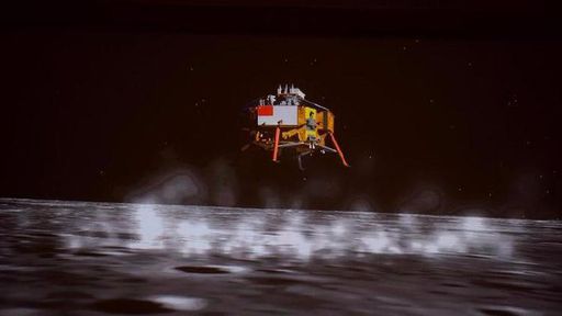 Veja a Chang'e-5 pousando na Lua e coletando amostras nestes vídeos