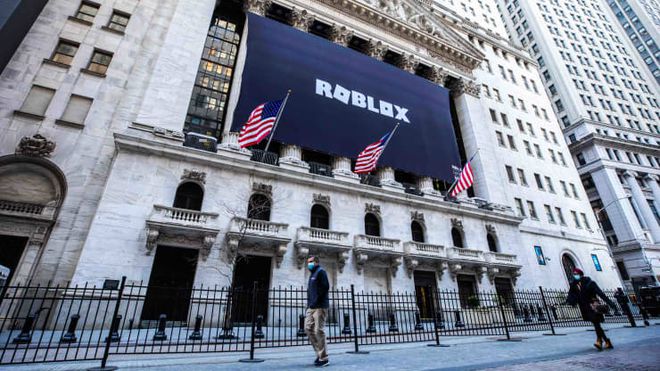 Ações da Roblox disparam 54% em estreia na bolsa de valores