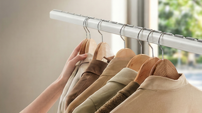 Varal inteligente da Xiaomi se esconde sozinho depois que a roupa está seca