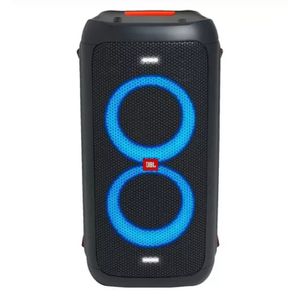Caixa de Som Torre JBL PartyBox 100, 160W RMS, LED, Bluetooth - JBLPARTYBOX100BR [CUPOM]