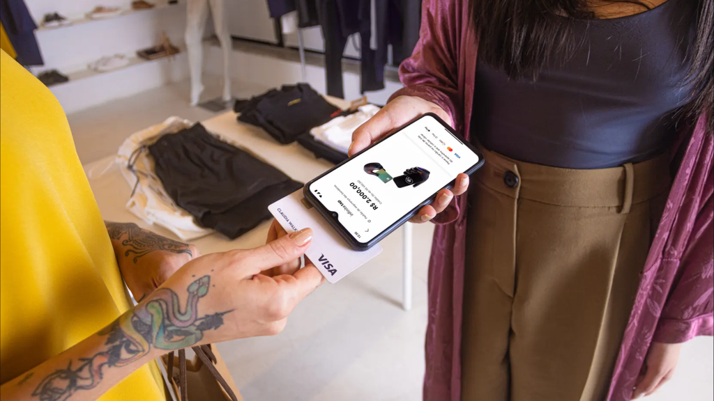 InfinitePay conta com opção para receber pagamentos por aproximação pelo celular (Imagem: Reprodução/InfinitePay)