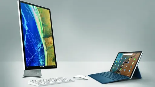 HP anuncia Chromebook destacável e All-in-One com tela giratória e Chrome OS
