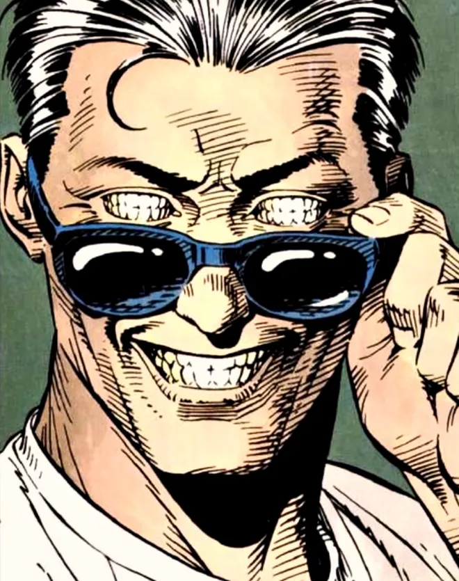 O perturbador Coríntio e seus olhos dentados (Imagem: Reprodução/DC Comics)