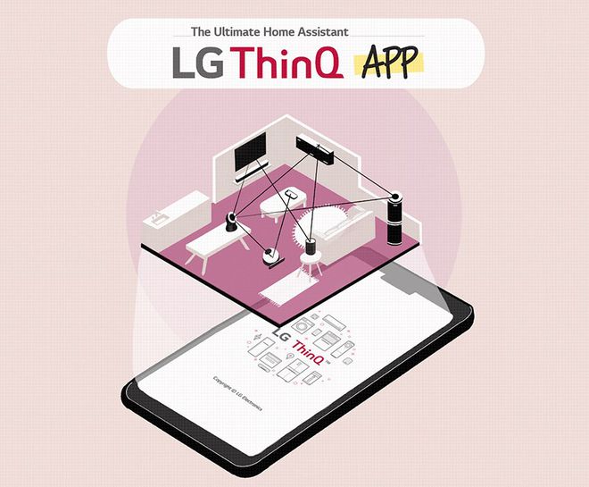 O app ThinQ permite o controle dos eletrodomésticos da sua casa com a ponta dos dedos