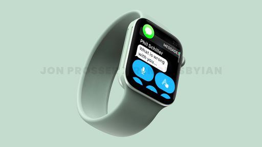 Pulseira para Apple Watch Series 7 vaza mostrando tamanho de 41 mm