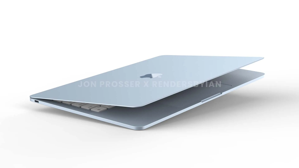 Novo MacBook Pro deve adotar corpo sem curvas semelhante ao iPad Pro, mas com mais muito conectores (Imagem: Reprodução/Jon Prosser)