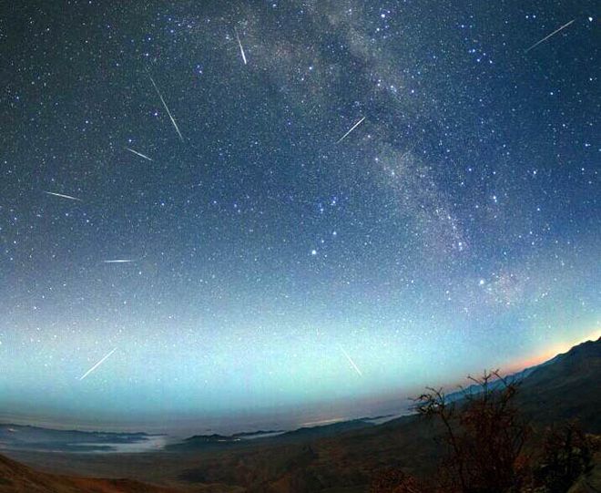 Chuva de meteoros Líridas (Foto: Yuri Beletsky)