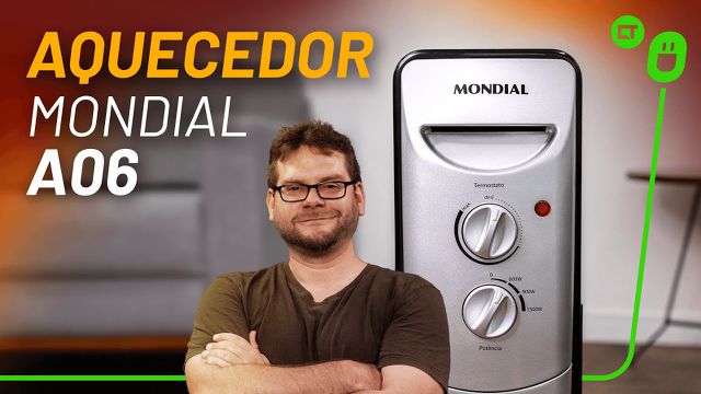 Aquecedor Mondial A06: não precisa colocar óleo!