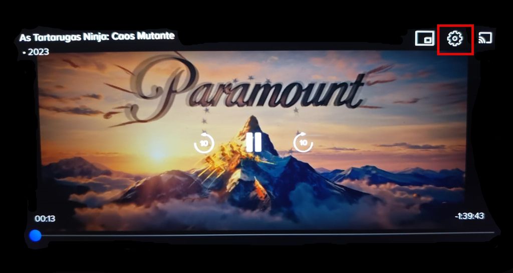 Como mudar o idioma de filmes e séries do Paramount+