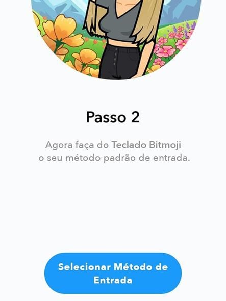 Selecione o Bitmoji como seu teclado principal (Captura de tela: Ariane Velasco)