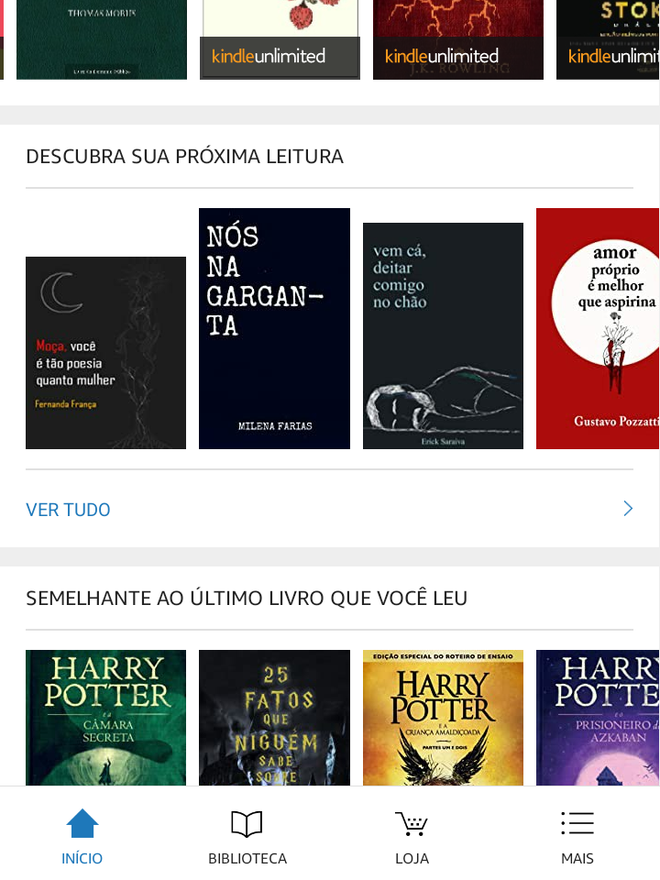 Baixe o App de Leitura Kindle