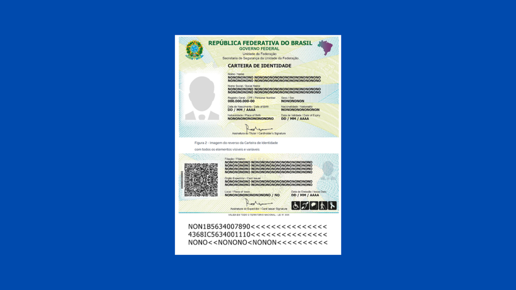 Carteira de Identidade Nacional usa CPF como identificador (Imagem: Reprodução/Gov.br)