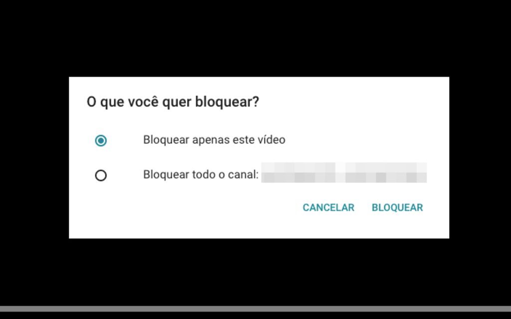YouTube Kids permite bloquear vídeos específicos para crianças (Captura de tela: Caio Carvalho)
