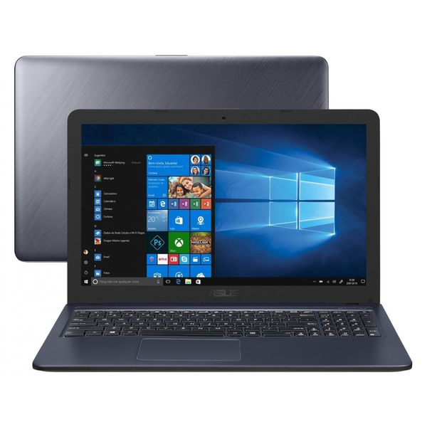 Notebook Asus VivoBook X543MA-GQ1300T - Intel Celeron Dual-Core 4GB 500GB 15,6” Windows 10 [APP + CLIENTE OURO + CUPOM]