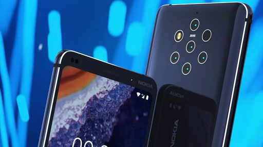 Nova imagem mostra Nokia 9 PureView com 5 câmeras e leitor de digital na tela