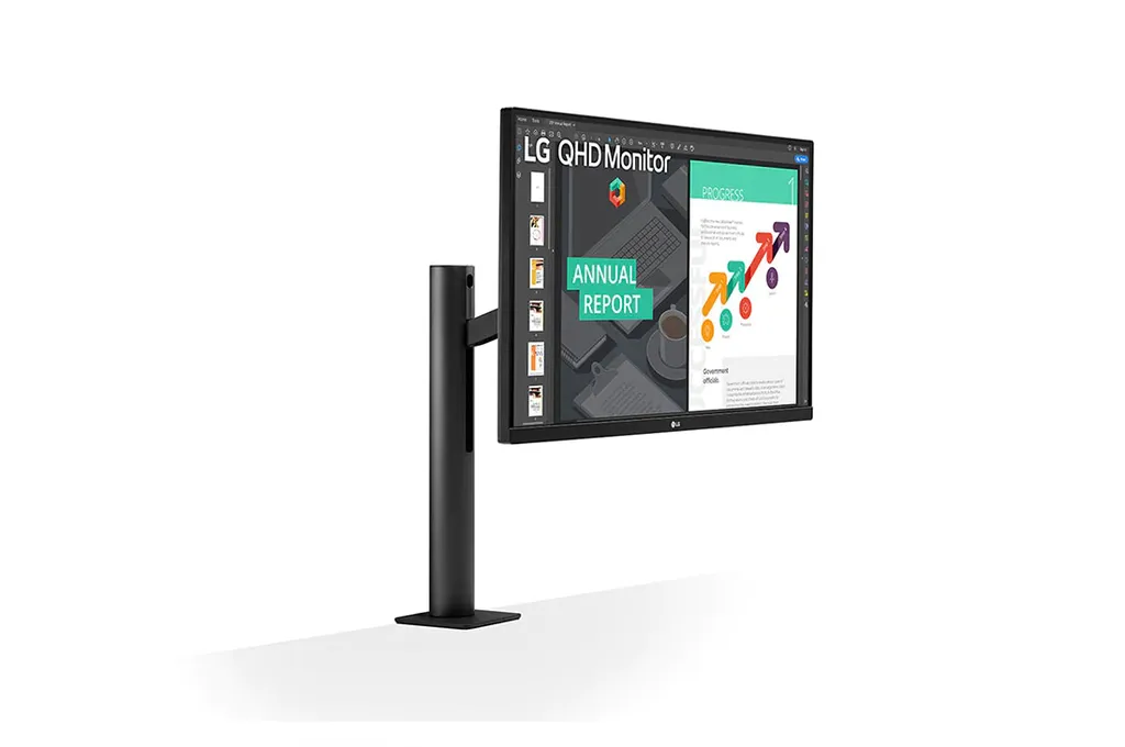 Monitor tem 27 polegadas e resolução Quad HD (Imagem: Divulgação/LG)