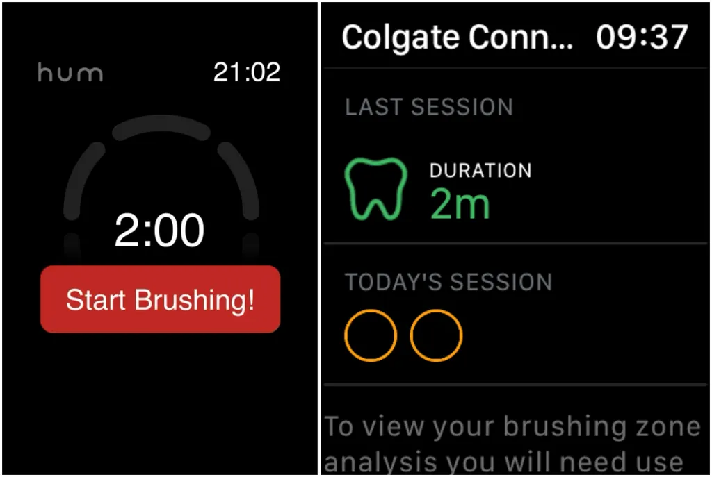 Aprimore sua escovação diária com o Colgate Connect no Apple Watch (Imagem: Captura de tela/Thiago Furquim/Canaltech)