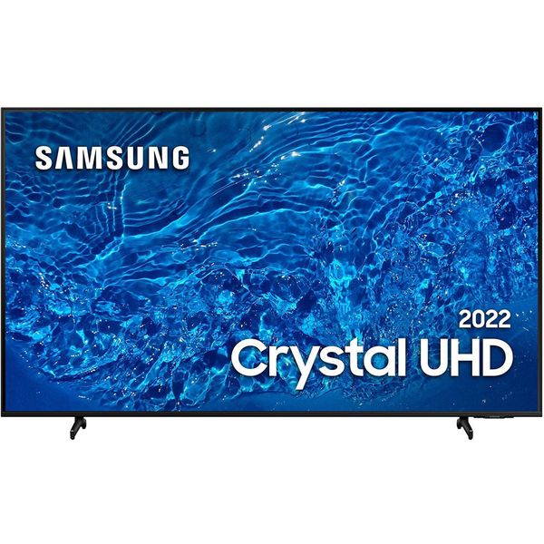 Smart TV Samsung 65 Polegadas Crystal UHD 4K, 3 HDMI, 2 USB, Wi-Fi, Bluetooth, Alexa, Google Assistante, Tela Infinita - UN65BU8000GXZD [CUPOM]