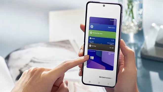 A carteira digital da Samsung faz bem mais do que guardar cartões de crédito e débito, servindo também como gerenciador de senhas (Imagem: Reprodução/Samsung)