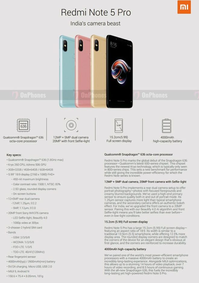 Redmi Note 5 Pro traz mudanças mais significativas à linha, com processador poderoso e mais opções de configuração para o usuário