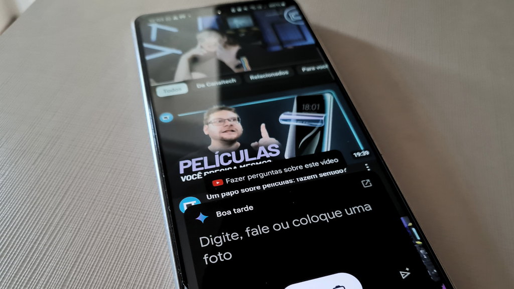Gemini consegue resumir vídeos do YouTube e analisar o que há na tela ...