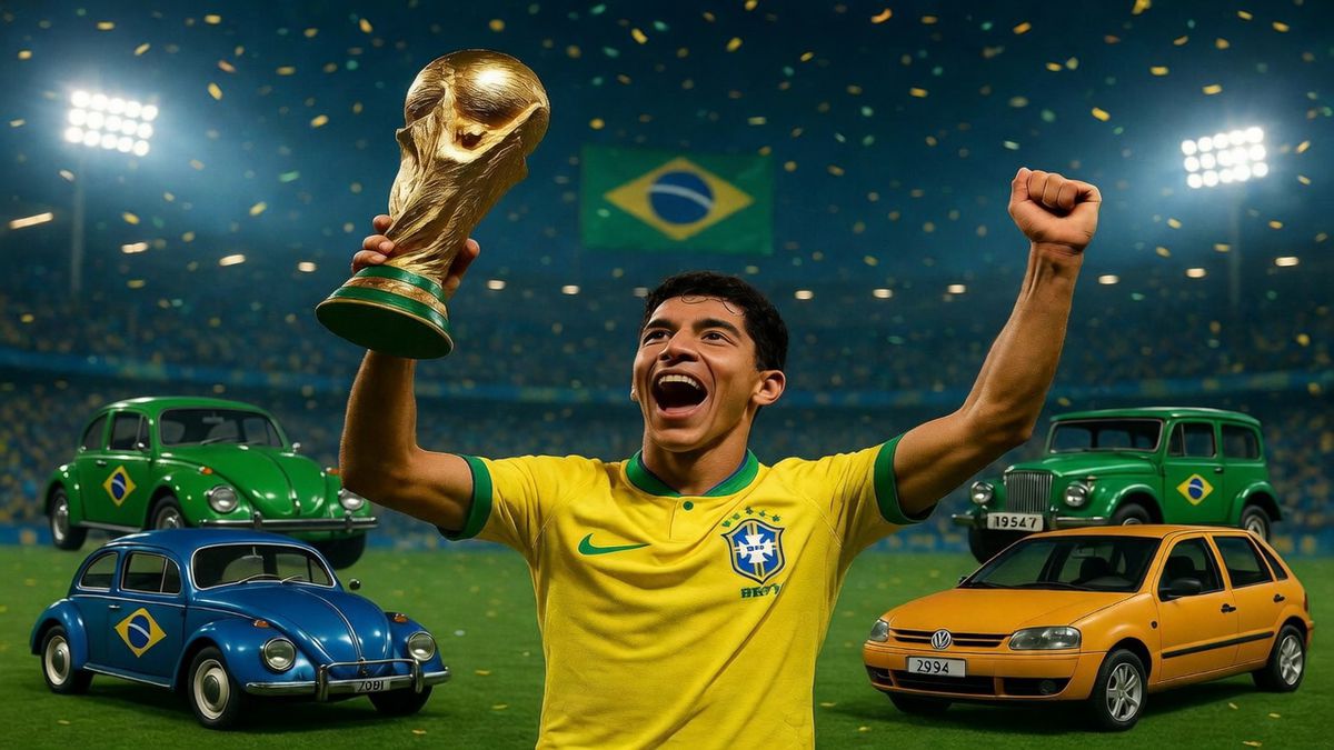 Quais os carros mais vendidos nos anos em que o Brasil ganhou a Copa?