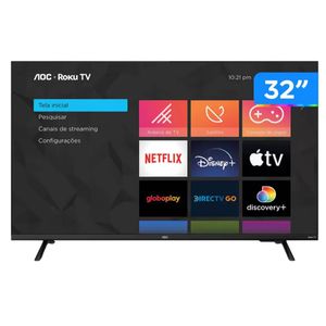 Smart TV 32” HD D-LED AOC 32S5135/78G VA [CUPOM EXCLUSIVO]
